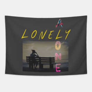 Lonely Alone Tapestry