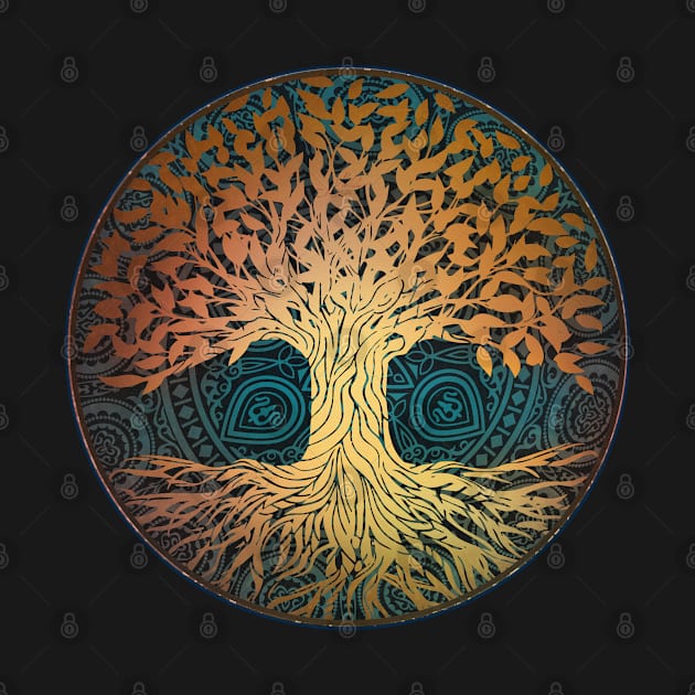 Tree of life vibrations by MCAshe spiritual art 