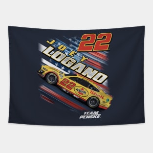 Joey Logano Patriotic Tapestry