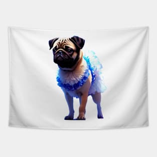 The Pug Prima Ballerina Tapestry