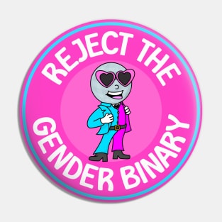 Reject The Gender Binary Pin