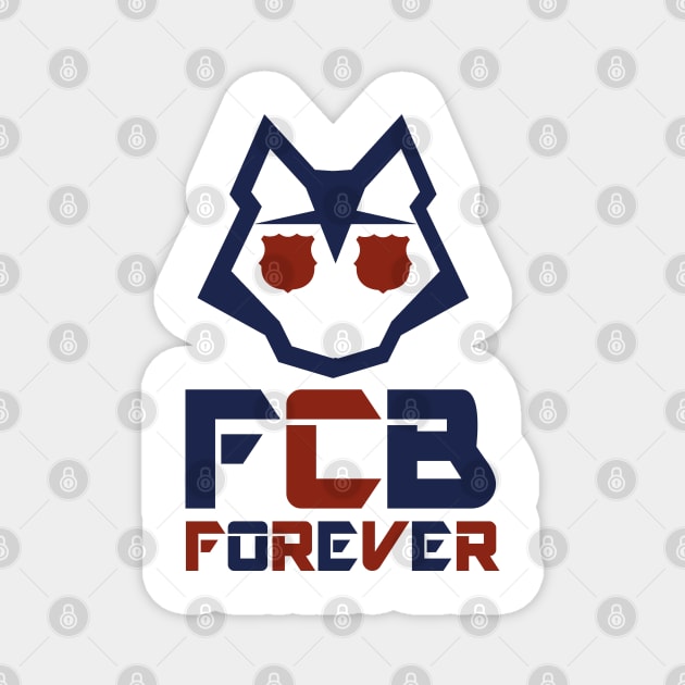 Wolf FCB forever Magnet by Forart