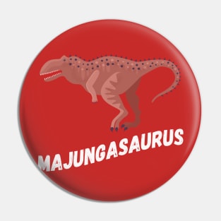 Fun Majungasaurus Dinosaur Design Pin