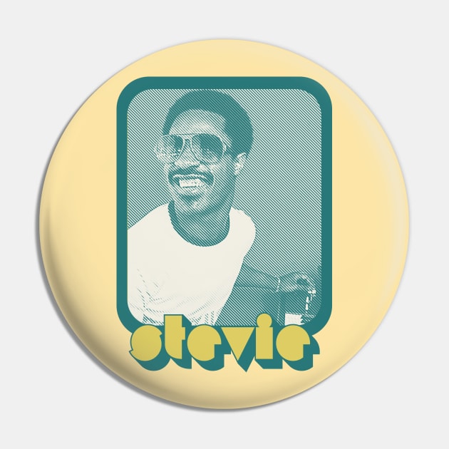 Stevie Wonder /// Retro Aesthetic Fan Design Pin by DankFutura