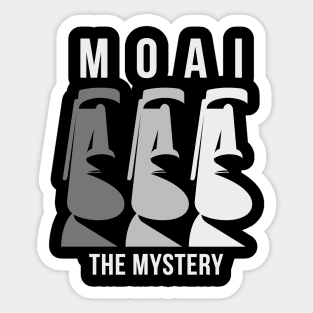 MOAI - Emoji - Easter Island - Rapa Nui - Sticker | Magnet