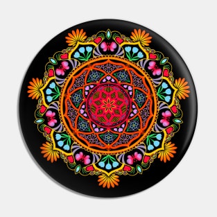 Festive Mandala Pin