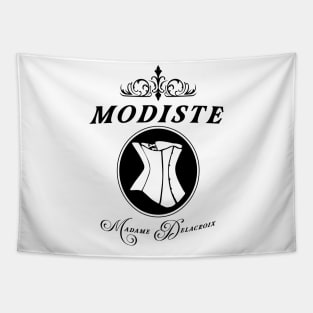 Modiste corset design, Madame Delacroix couturier to Bridgerton Society Tapestry