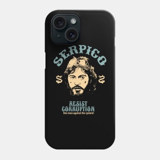 Serpico - Defying Corruption - Vintage Al Pacino T-Shirt Design Phone Case