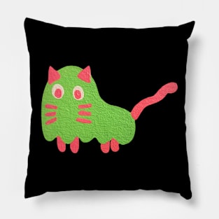 Boo ghost, Cat halloween Pillow