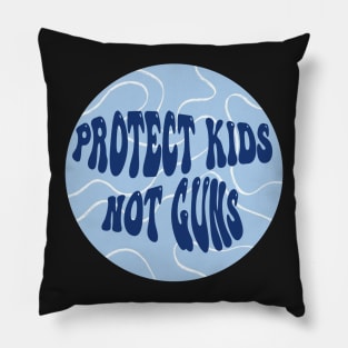 Protect Kids Not Guns stickers Pillow