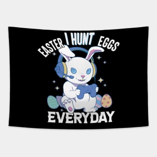 I hunt Easter eggs everyday gaming rabbit Tapestry