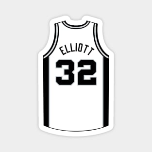 Sean Elliott San Antonio Jersey Qiangy Magnet