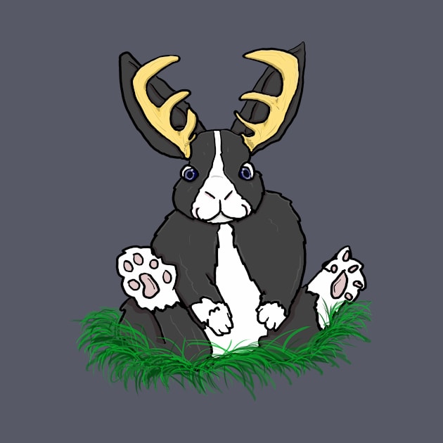 Dutch Jackalope by KatsMind