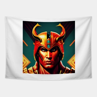 Spartan Strong Worrior Tapestry