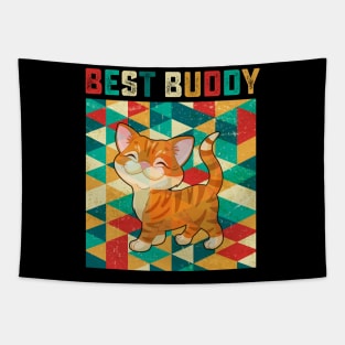 Best Buddy Cat Tapestry