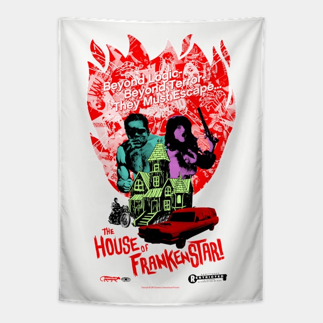 the House of Frankenstar Tapestry by GiMETZCO!