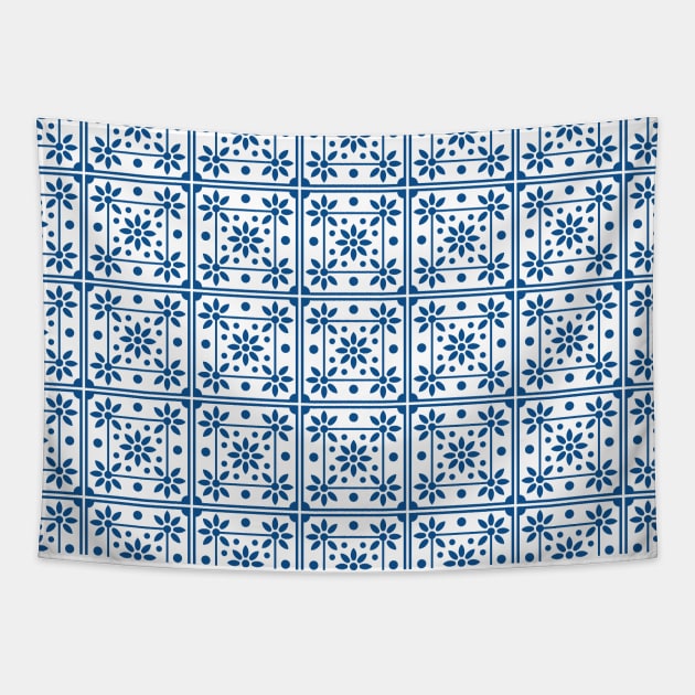 Mediterranean pattern Tapestry by GreekTavern