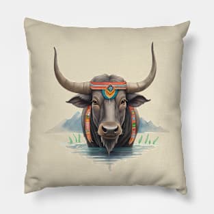 Water Buffalo Pillow