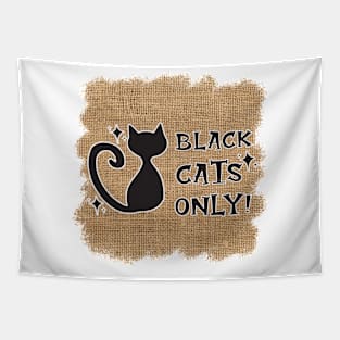 black cats only Tapestry