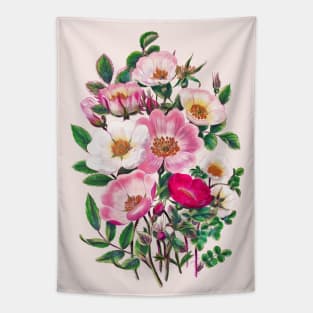 Wild roses Tapestry