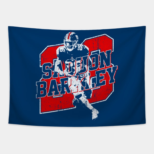 Saquon Tapestry by huckblade