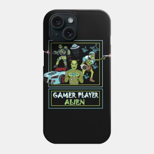 Gamer Player Alien Phone Case