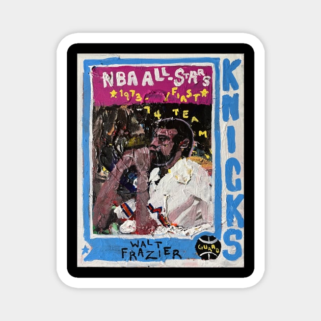 Walt Frazier Magnet by ElSantosWorld