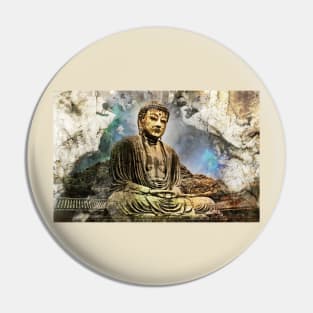 Warm Texture Buddha Pin