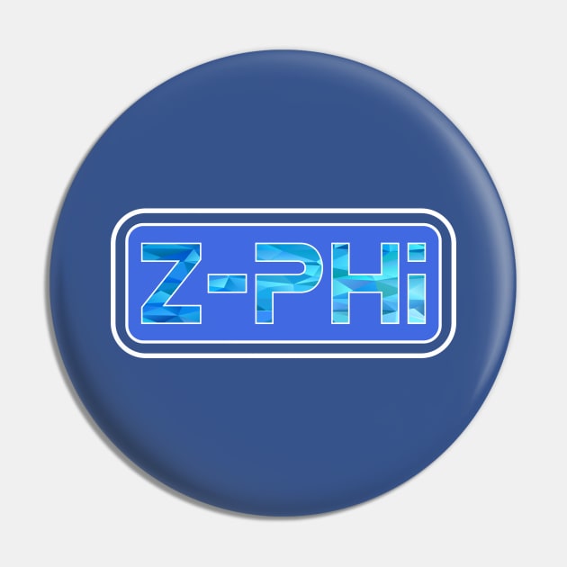 Zeta Phi Beta Z-Phi Badge Pin by DrJOriginals