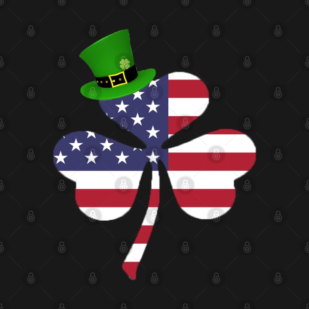 St Patricks Day Shirt American Flag by EmmaShirt