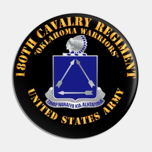 180th Cavalry Regiment - Oklahoma Warriors - US Army X 300 Pin