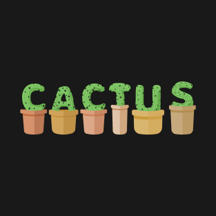 Cactus in pots T-Shirt