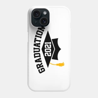 Senior 2021 - Graduation Cap Design T-Shirt Phone Case