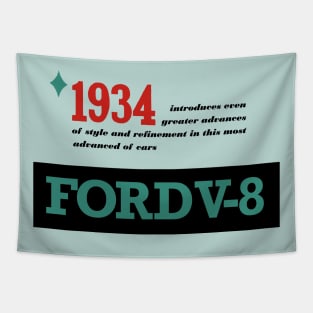 1934 FORD V8 - advert Tapestry