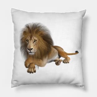 Big wild African Lion Pillow