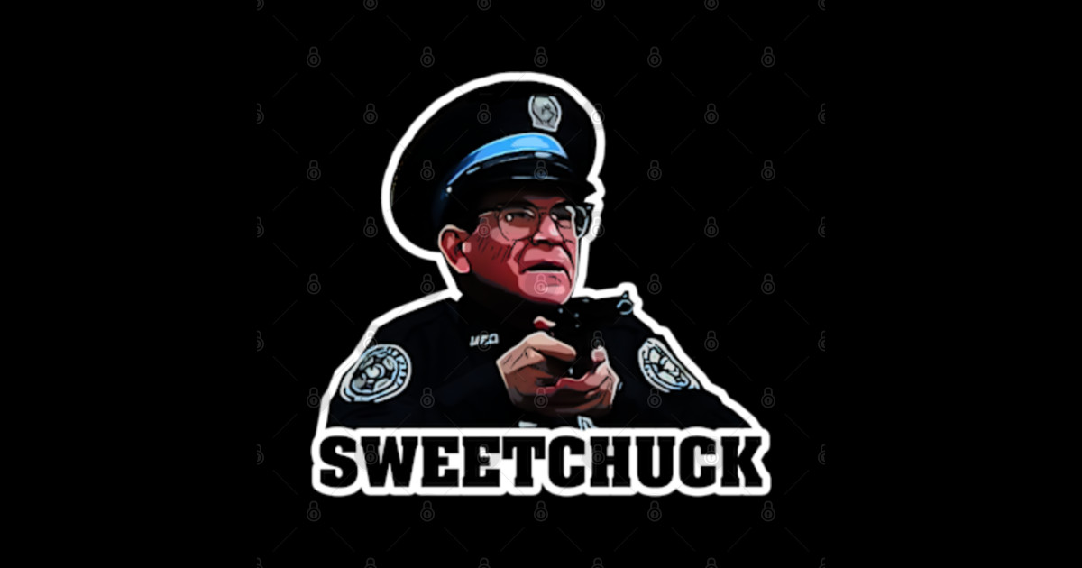 sweetchuck police academy movie Police Academy Sticker TeePublic