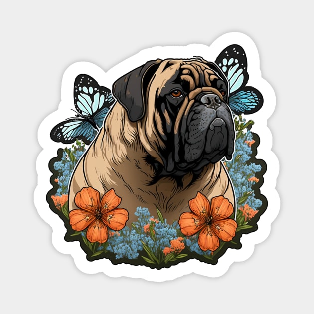 Bullmastiff Magnet by Zoo state of mind