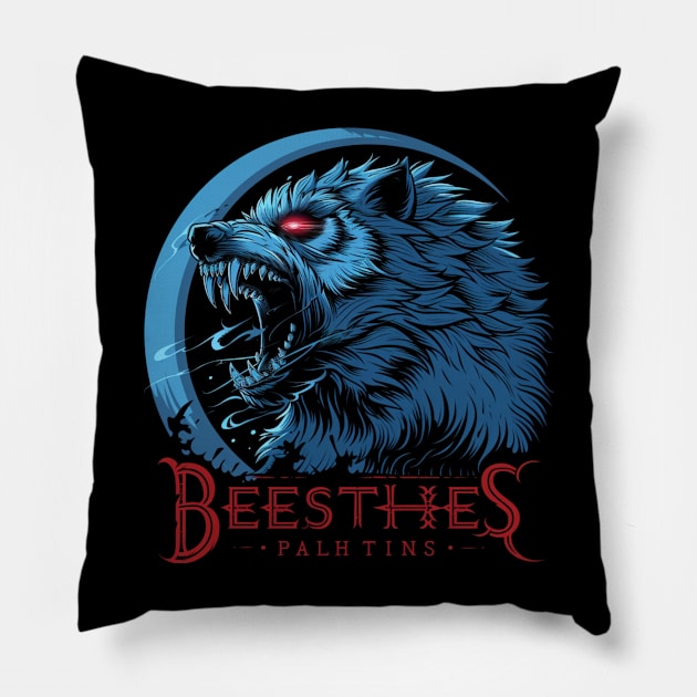 Demon Slayer Tantalizing Techniques Pillow by labyrinth pattern