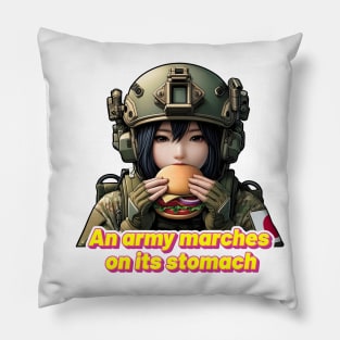 An Army Marches on Its Stomach Pillow