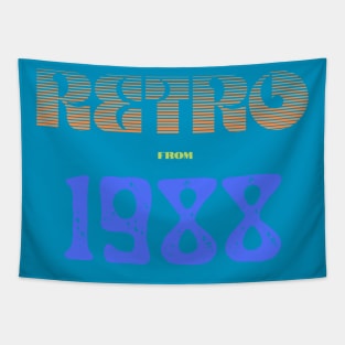 Retro Birthyear 1988 Tapestry