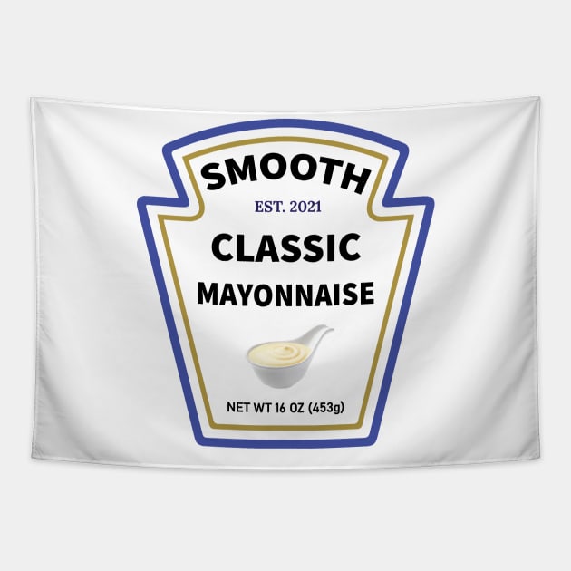 Mayonnaise Label Costume Tapestry by SamArtsify