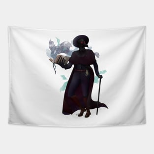 ASAW Oriented Aroace Plague Doctor Tapestry