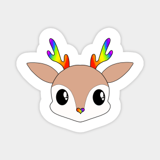 Pride Deer Magnet