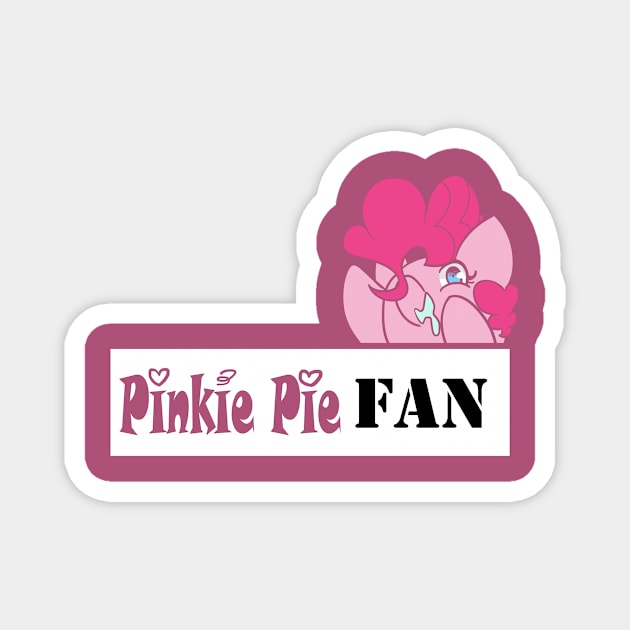 Pinkie Pie Fan Badge Magnet by kelsmister