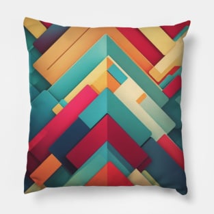 Abstract rhombus background Pillow