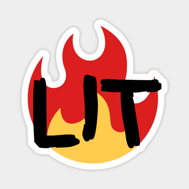 Lit on fire Magnet by Kjbargainshop07