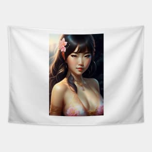 cute girl Tapestry