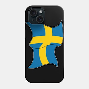 flag of Sweden - sports, flags, and culture inspired designs Phone Case