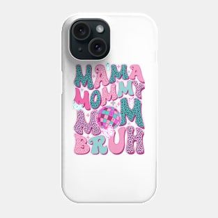 Mama Mommy Mom Bruh Mothers Day Groovy Vintage Funny Mother Phone Case