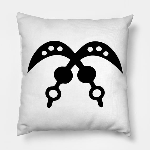 Akofena | Adinkra Symbol | African | African American | Black Lives Pillow by UrbanLifeApparel